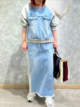 「Q（キュー）のアイテム」を使った、Q♥Officialさん（レディース・151cm）の冬コーディネート