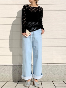 Q♥Officialさん（レディース・155cm）の春コーディネート