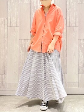 Q♥Officialさん(レディース・157cm)の夏コーディネート