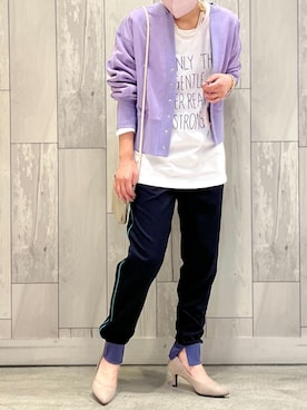 Q♥Officialさん（レディース・157cm）の春コーディネート