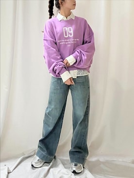 Q♥Officialさん（レディース・153cm）の冬コーディネート