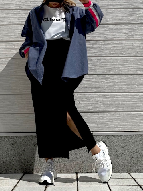 裏起毛ストレッチタイトスカート