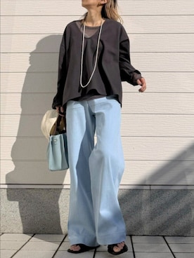 「Q（キュー）のアイテム」を使った、Q♥Officialさん（レディース・155cm）の冬コーディネート