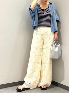 Q♥Officialさん(レディース・157cm)の夏コーディネート