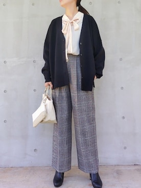 Q♥Officialさん(レディース・163cm)の秋コーディネート