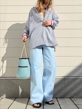 「Q（キュー）のアイテム」を使った、Q♥Officialさん（レディース・155cm）の冬コーディネート