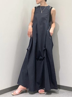 「ドッキングワンピ」｜Q♥Officialさん（レディース・160cm）の夏コーディネート