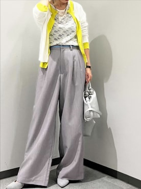 「Q（キュー）のアイテム」を使った、Q♥Officialさん（レディース・154cm）の春コーディネート