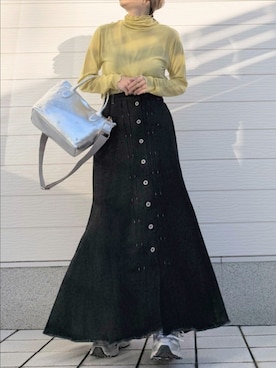 「Q（キュー）のアイテム」を使った、Q♥Officialさん（レディース・155cm）の冬コーディネート