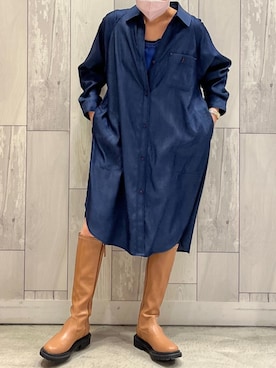 Q♥Officialさん（レディース・157cm）の冬コーディネート