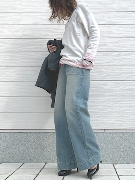 「Q（キュー）のアイテム（その他アウター）」を使った、Q♥Officialさん（レディース・155cm）の冬コーディネート