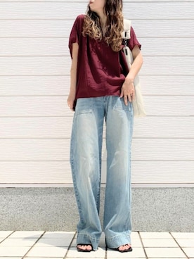 Q♥Officialさん（レディース・155cm）の夏コーディネート