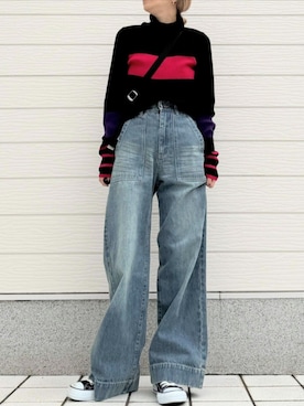 Q♥Officialさん(レディース・155cm)の秋コーディネート
