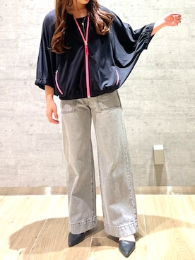 「Q（キュー）のアイテム（パンツ）」を使った、Q♥Officialさん（レディース・153cm）の夏コーディネート