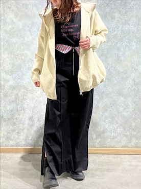 Q♥Officialさん（レディース・157cm）の冬コーディネート