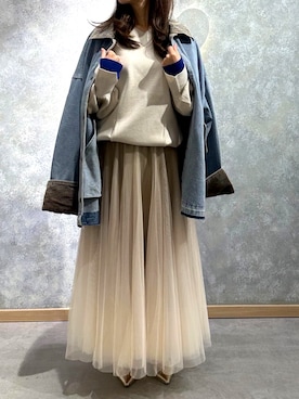 「Q（キュー）のアイテム」を使った、Q♥Officialさん（レディース・152cm）の秋コーディネート