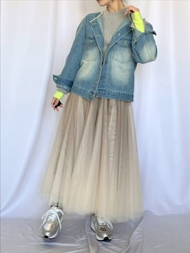 Q♥Officialさん（レディース・153cm）の冬コーディネート