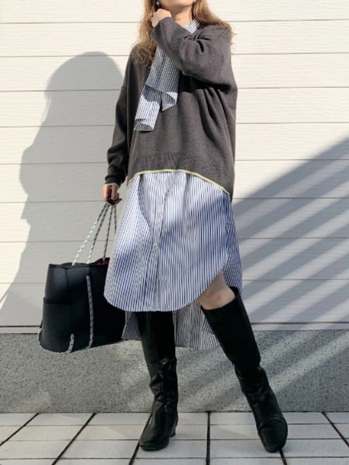 【即完売モデル】カラービーコン Vネック ウール ニット セーター 21aw kolor BEACON カラー ビーコン マルチカラー 21WBM-N01331 杢