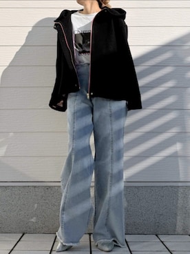 Q♥Officialさん（レディース・155cm）の冬コーディネート