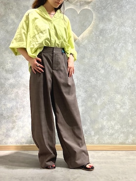 Q♥Officialさん(レディース・154cm)の夏コーディネート