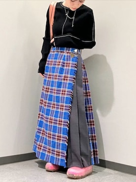 「アイテム（バッグ）」を使った、Q♥Officialさん（レディース・147cm）の秋コーディネート