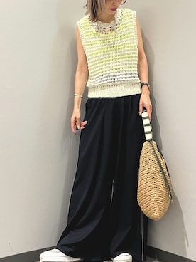 「Q（キュー）のアイテム」を使った、Q♥Officialさん（レディース・154cm）の夏コーディネート