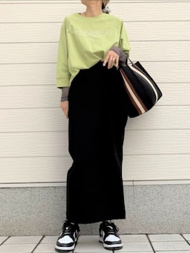 「Q（キュー）のアイテム」を使った、Q♥Officialさん（レディース・155cm）の冬コーディネート