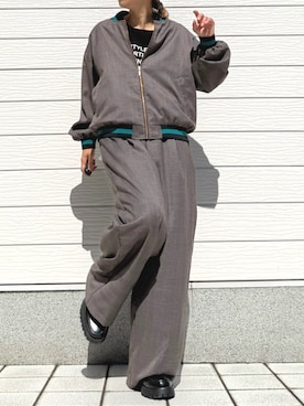「Q（キュー）のアイテム（パンツ）」を使った、Q♥Officialさん（レディース・155cm）の夏コーディネート