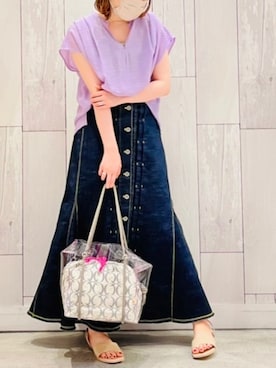 Q♥Officialさん（レディース・154cm）の夏コーディネート