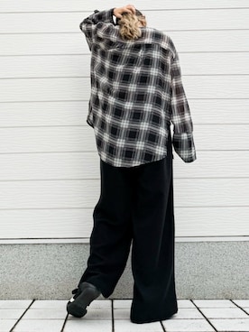 「Q（キュー）のアイテム（パンツ）」を使った、Q♥Officialさん（レディース・155cm）の秋コーディネート