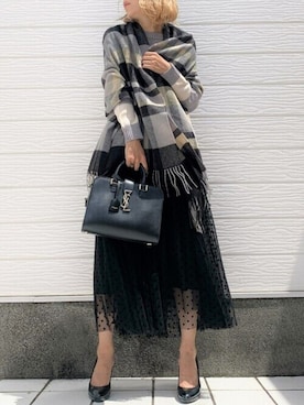 「Yves Saint Laurent（イヴサンローラン）のアイテム」を使った、Q♥Officialさん（レディース・155cm）の夏コーディネート