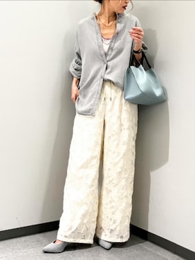 「Q（キュー）のアイテム」を使った、Q♥Officialさん（レディース・154cm）の春コーディネート