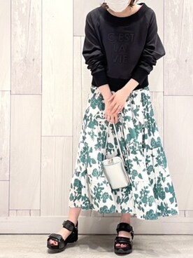 Q♥Officialさん（レディース・154cm）の夏コーディネート