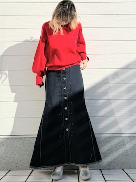 Q♥Officialさん（レディース・155cm）の冬コーディネート