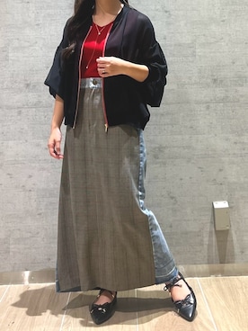 Q♥Officialさん(レディース・153cm)の夏コーディネート