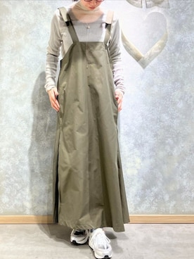 「Q（キュー）のアイテム」を使った、Q♥Officialさん（レディース・164cm）の冬コーディネート