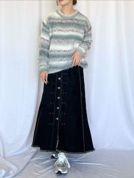 Q♥Officialさん(レディース・153cm)の冬コーディネート