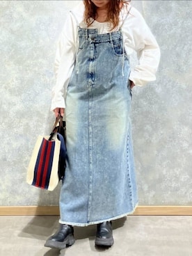 「Q（キュー）のアイテム（バッグ）」を使った、Q♥Officialさん（レディース・157cm）の冬コーディネート