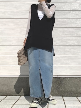 Q♥Officialさん(レディース・155cm)の夏コーディネート