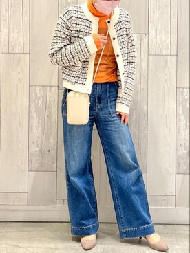 Q♥Officialさん（レディース・157cm）の冬コーディネート