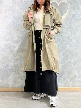 Q♥Officialさん（レディース・157cm）の春コーディネート