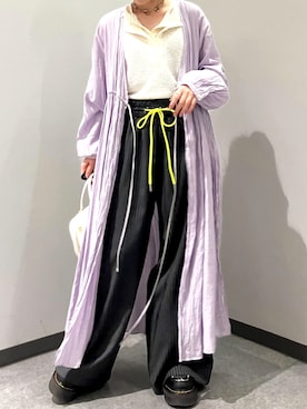 「Q（キュー）のアイテム」を使った、Q♥Officialさん（レディース・153cm）の春コーディネート