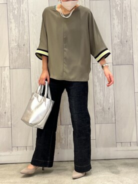 Q♥Officialさん(レディース・157cm)の夏コーディネート