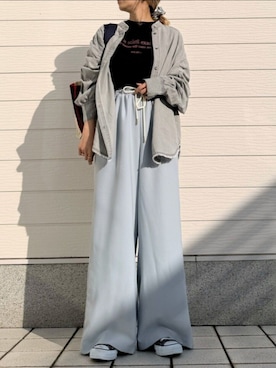 「Q（キュー）のアイテム」を使った、Q♥Officialさん（レディース・155cm）の冬コーディネート