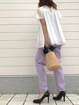 Q♥Officialさん（レディース・155cm）の春コーディネート