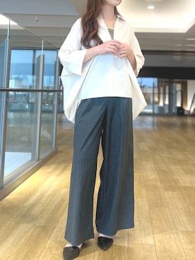 「Q（キュー）のアイテム」を使った、Q♥Officialさん（レディース・153cm）の春コーディネート