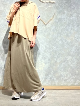 「Q（キュー）のアイテム」を使った、Q♥Officialさん（レディース・164cm）の夏コーディネート