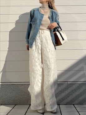 「Q（キュー）のアイテム」を使った、Q♥Officialさん（レディース・155cm）の冬コーディネート