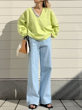 「Q（キュー）のアイテム」を使った、Q♥Officialさん（レディース・155cm）の冬コーディネート