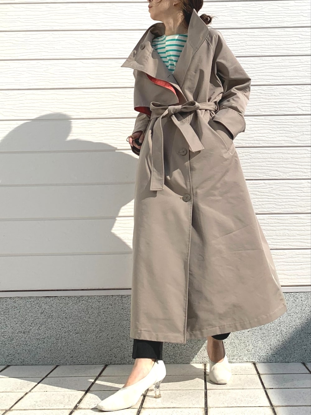 Q（キュー）の「スタンドトレンチコート（トレンチコート）」 - WEAR